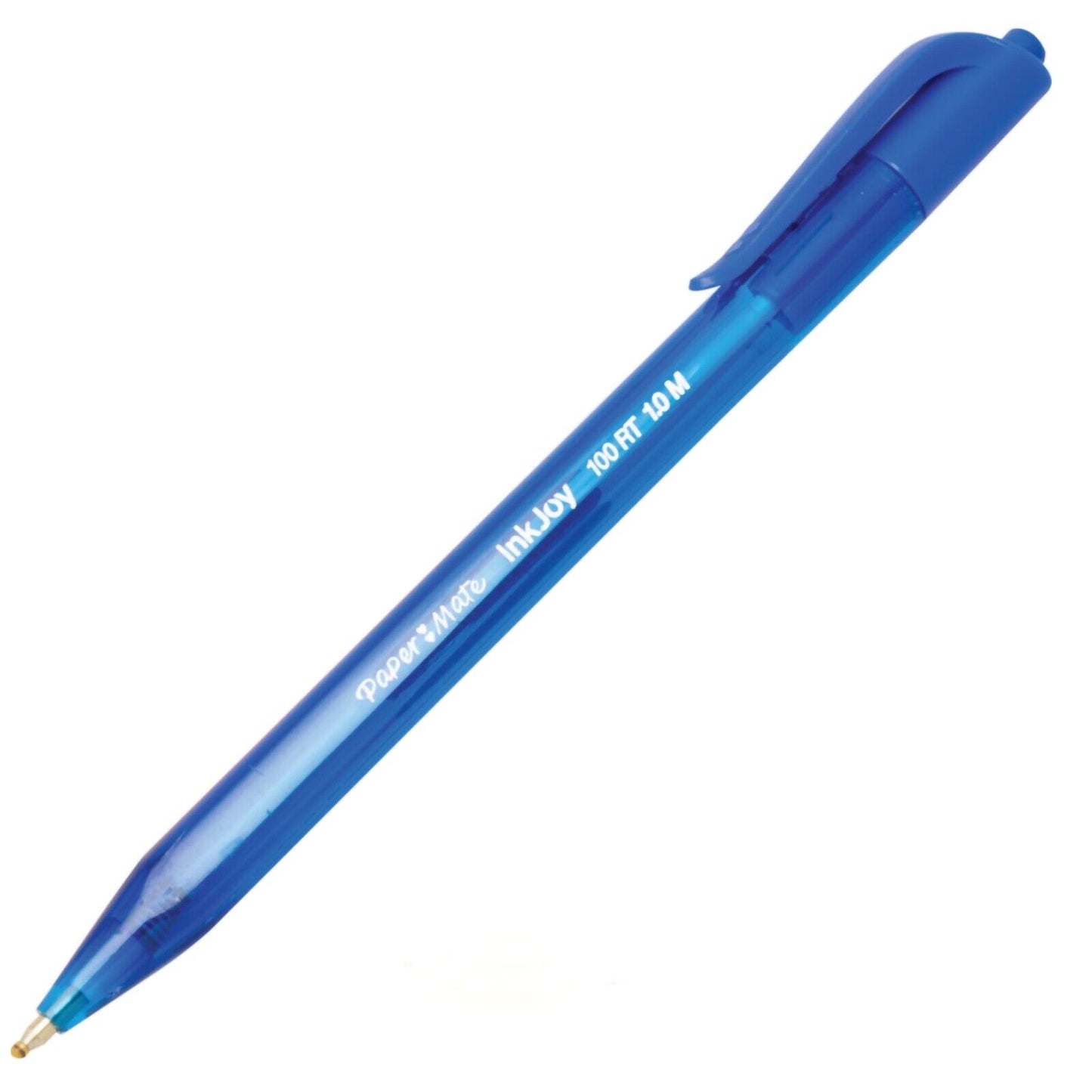 48x Paper Mate InkJoy 100RT 1.0mm Retractable Medium Ballpoint Pens (Blue/Black)