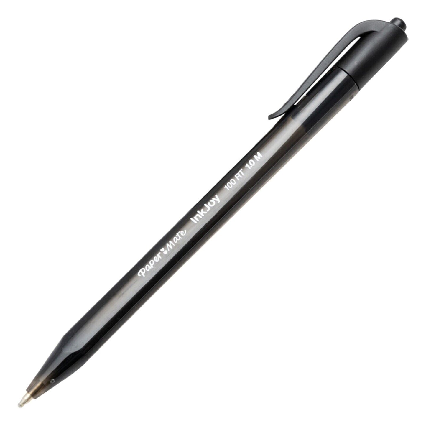 6x Paper Mate InkJoy 100RT 1.0mm Retractable Medium Ballpoint Pens Blue or Black
