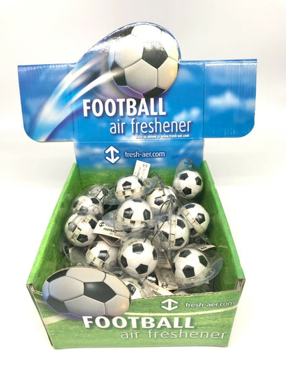 10x 3D Football Fresh-aer.com Hanging Car Home Air Freshener Fragrance VANILLA