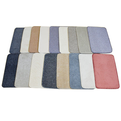 5 x Non-slips Indoor Entrance Hard Wearing Carpet Rugs Door Mats (Mixed Colours)